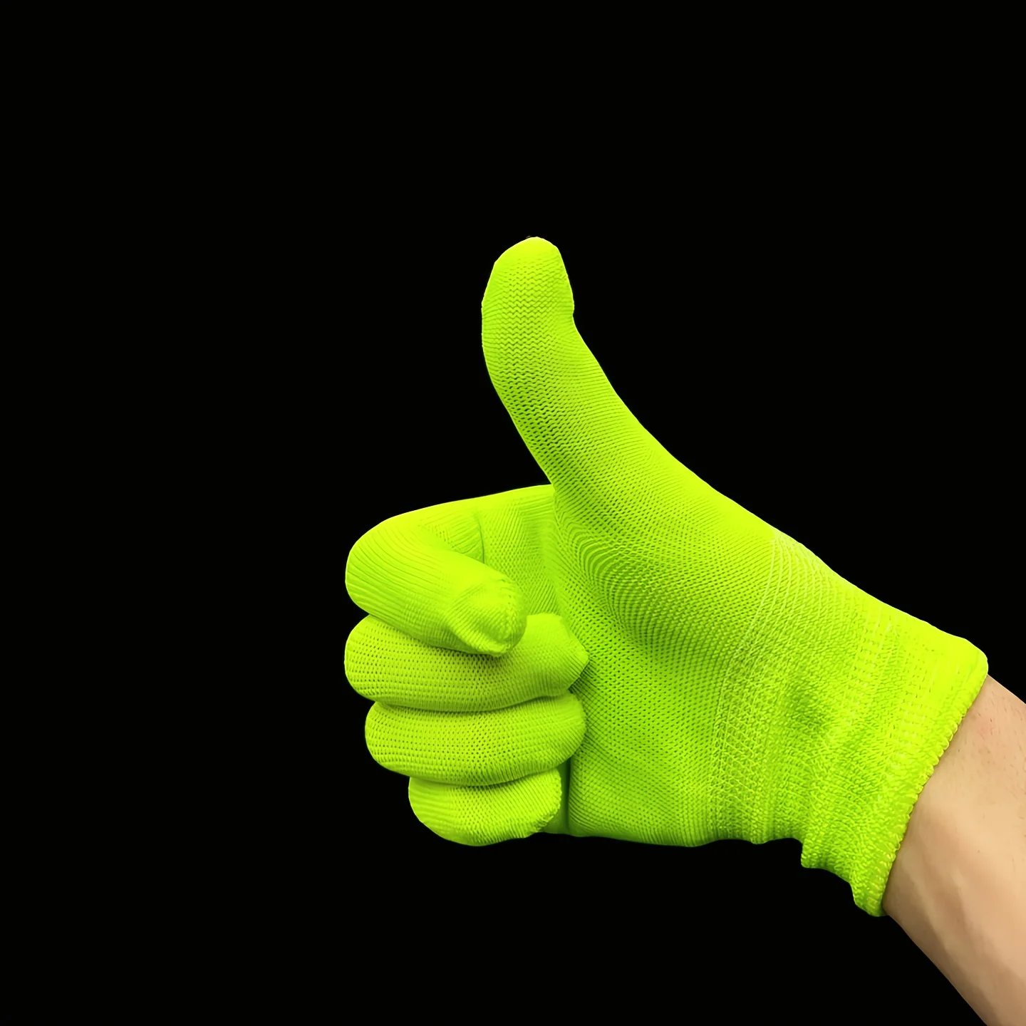 1/3 пары неоново-зеленых вязаных перчаток — дышащие, эластичные, ветрозащитные, идеально подходят для бега, посещения баров и использования в ночное время.
1/3 пары неоново-зеленых вязаных перчаток — дышащие, эластичные, ветрозащитные, идеально подходят для бега, посещения баров и использования в ночное время.