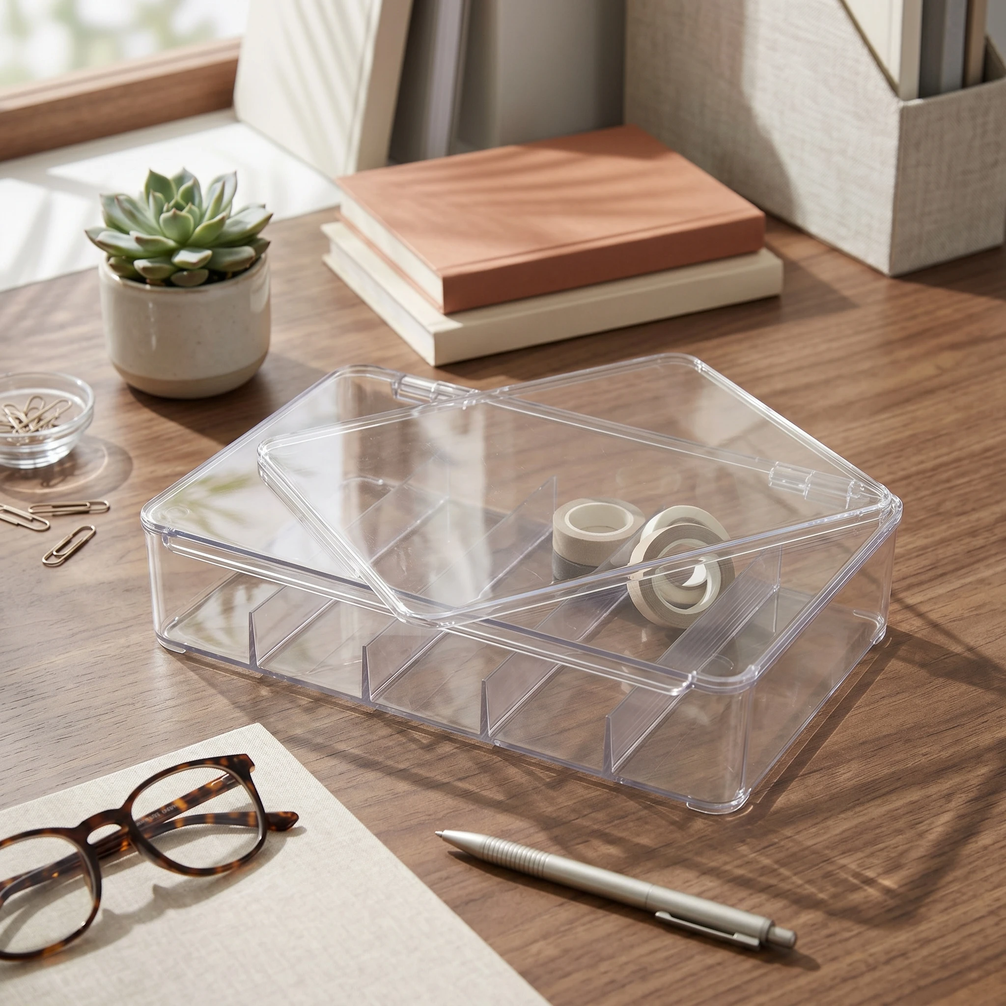 Transparent Glasses Storage Box Space-Saving Clear Eyewear Tray Stackable Eyewear Tray Easy Reach Eyeglass Organizer Dust-Proof
Transparent Glasses Storage Box Space-Saving Clear Eyewear Tray Stackable Eyewear Tray Easy Reach Eyeglass Organizer Dust-Proof