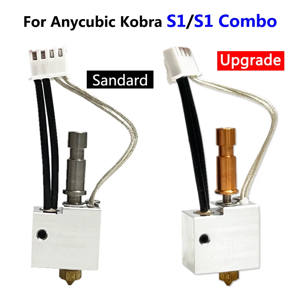 3D Printer Accessories For Anycubic Kobra S1, S1 Combo Hotend Silicone Socks Nozzle Kobra S1 Upgrade Hotend Kit Nozzles
3D Printer Accessories For Anycubic Kobra S1, S1 Combo Hotend Silicone Socks Nozzle Kobra S1 Upgrade Hotend Kit Nozzles