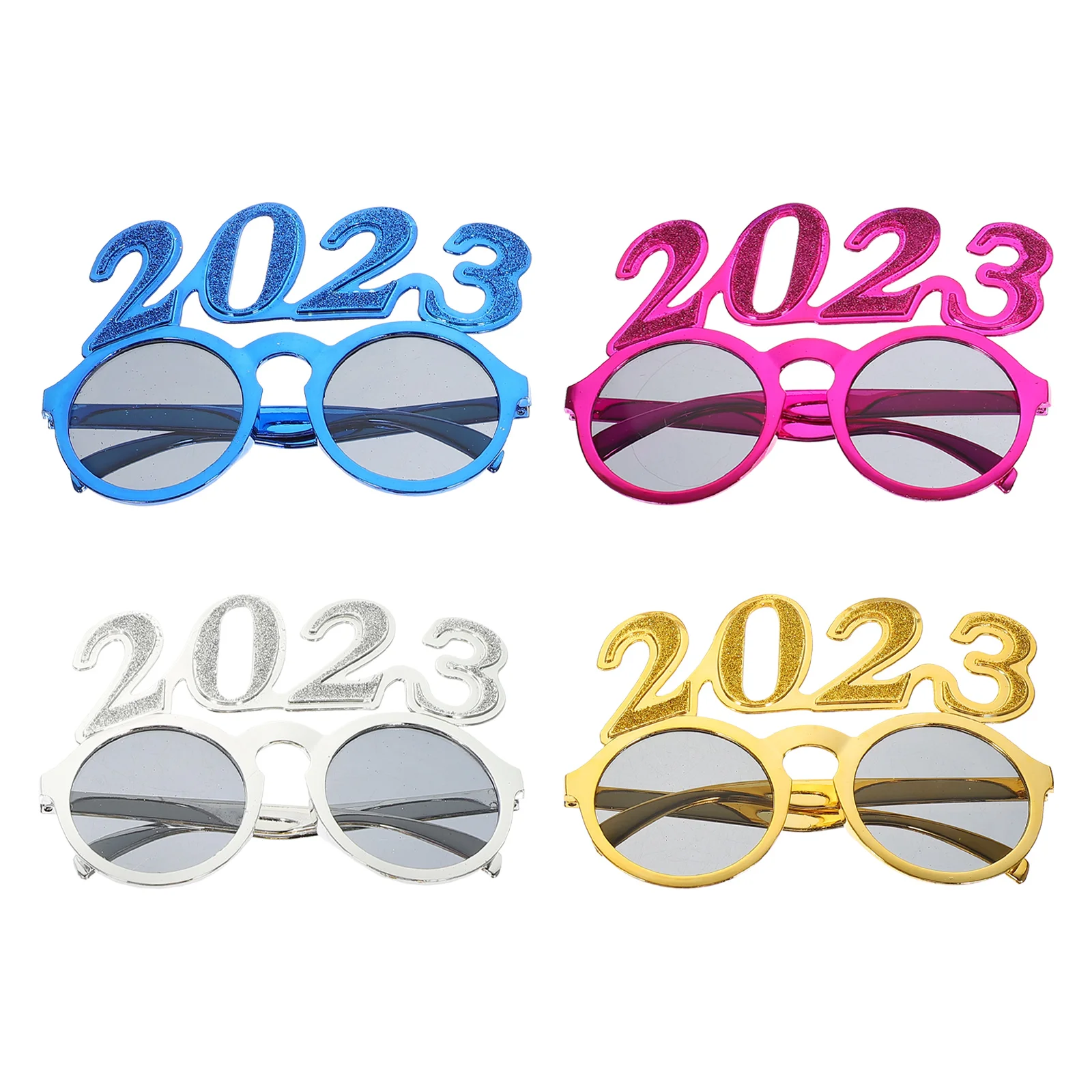 4pcs 4 Pairs New Year Party Glasses Adult Photo Props Bright Stylish Design Safe Premium Material PARTY Supplies
4pcs 4 Pairs New Year Party Glasses Adult Photo Props Bright Stylish Design Safe Premium Material PARTY Supplies