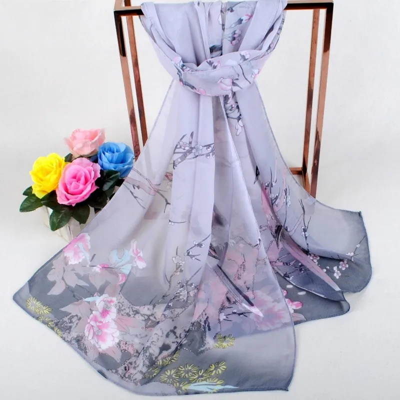 Spring New Lucky Bird Women's Chiffon Long Silk Scarf Headscarf Scarf Beach Scarf Small Gift
Spring New Lucky Bird Women's Chiffon Long Silk Scarf Headscarf Scarf Beach Scarf Small Gift