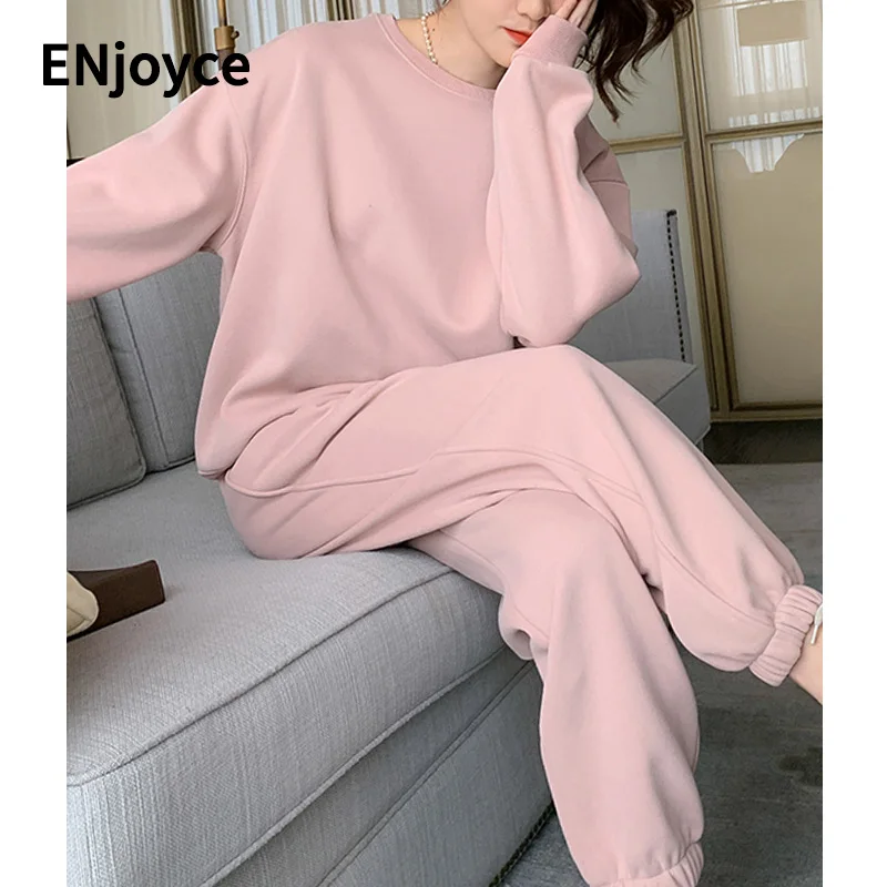 ENjoyce Two Piece Set y2k Streetwear Sport Outfit Tracksuit Cotton Suits Sweatshirt Pullover Tops and Jogging Pants Spring Fall
ENjoyce Two Piece Set y2k Streetwear Sport Outfit Tracksuit Cotton Suits Sweatshirt Pullover Tops and Jogging Pants Spring Fall