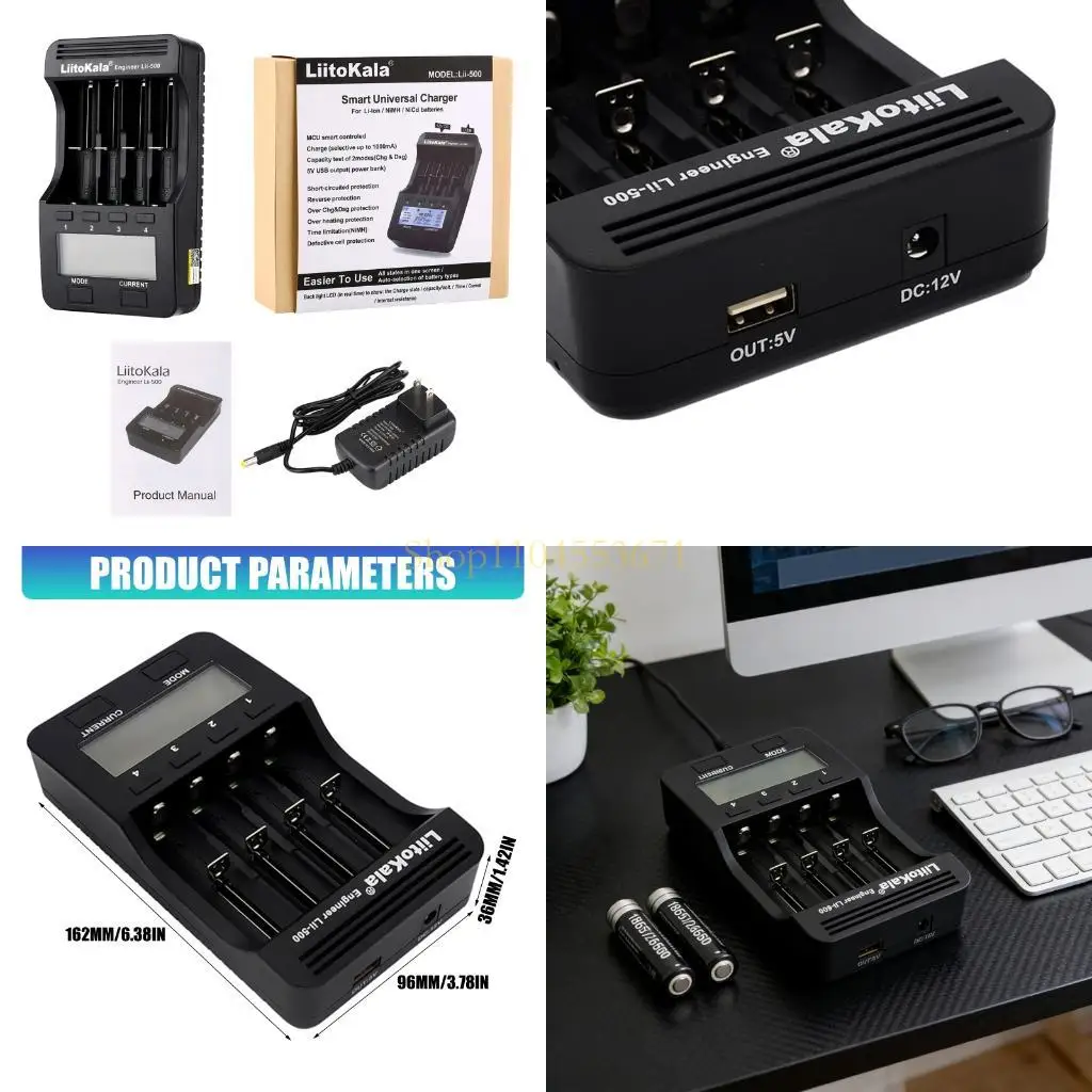 Best Seller Multifunction 18650 26650 Rechargeable Battery Chargers With 4 Channel And Adjustable 300mA To 1000mA Current
Best Seller Multifunction 18650 26650 Rechargeable Battery Chargers With 4 Channel And Adjustable 300mA To 1000mA Current