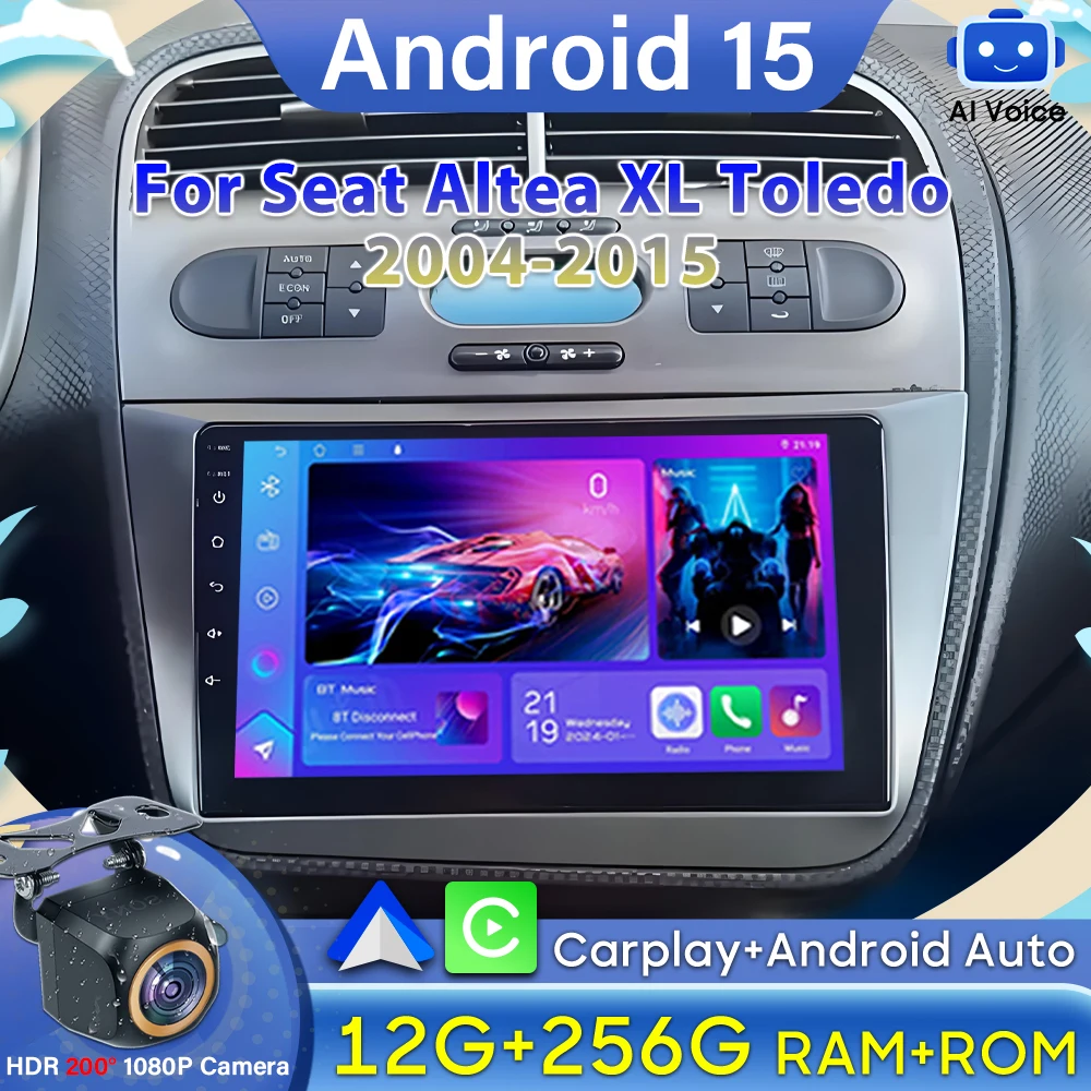 Автомобильное радио Android для Seat Altea XL Toledo 2004-2015, экран Carplay, DSP, Bluetooth, авторадио 2k, 4G, Wi-Fi, 4G, Wi-Fi, стерео GPS
Автомобильное радио Android для Seat Altea XL Toledo 2004-2015, экран Carplay, DSP, Bluetooth, авторадио 2k, 4G, Wi-Fi, 4G, Wi-Fi, стерео GPS