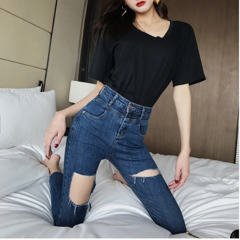 Women's Jeans Slim Fit Stretch Female Cowboy Pants Aesthetic 2025 Fashion Japanese Y2k Grunge High Quality Korean Gyaru Trousers
Women's Jeans Slim Fit Stretch Female Cowboy Pants Aesthetic 2025 Fashion Japanese Y2k Grunge High Quality Korean Gyaru Trousers