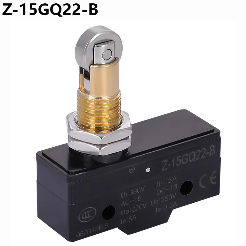 1pcs 15A Z-15GQ22-B SPSD Panel Mount Roller Plunger Basic 1NO 1NC Limit Switch 12mm
1pcs 15A Z-15GQ22-B SPSD Panel Mount Roller Plunger Basic 1NO 1NC Limit Switch 12mm