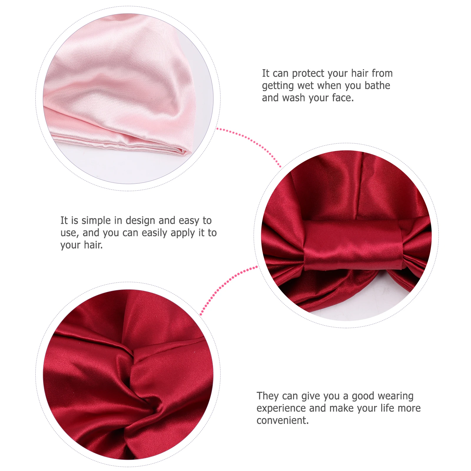 Turban Hat Bonnet for Sleeping Hair Wrap Headwraps Women Schlaf Haarhaube Satin Silk 
Turban Hat Bonnet for Sleeping Hair Wrap Headwraps Women Schlaf Haarhaube Satin Silk