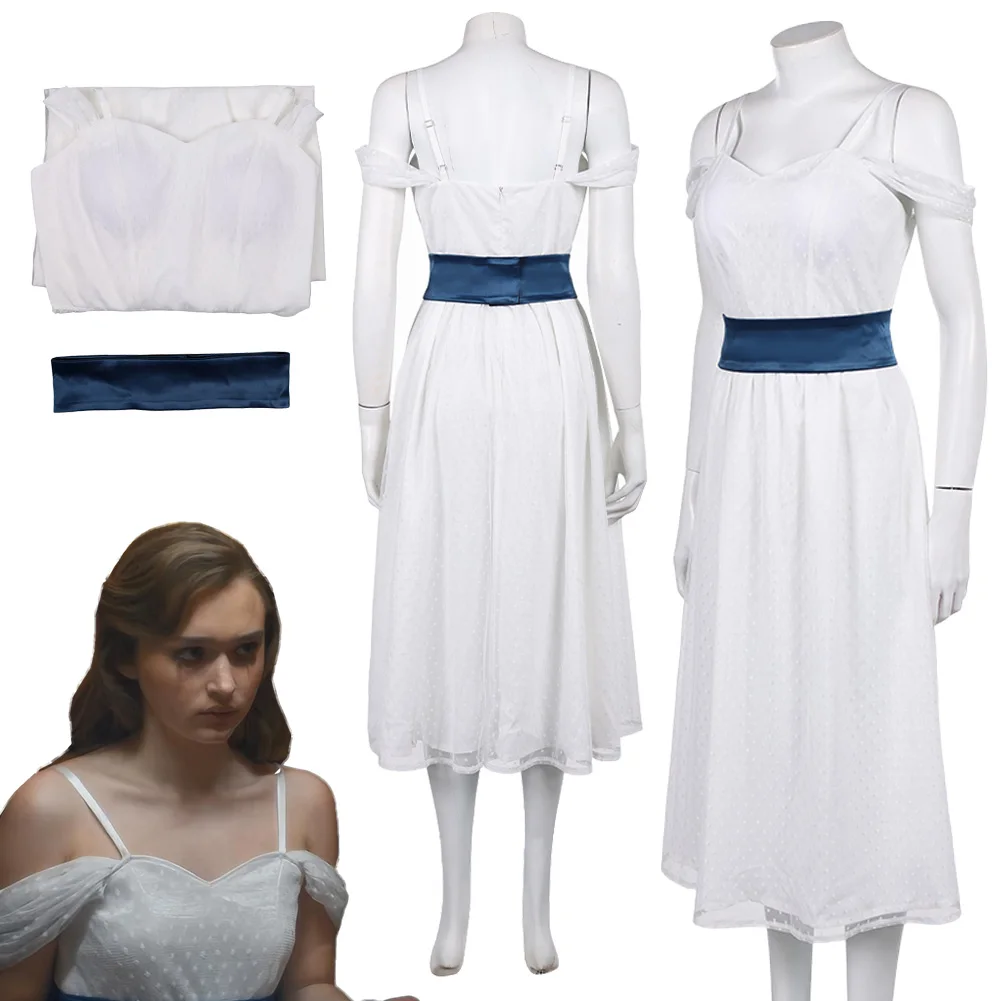 Fantasia Lori Granger Cosplay White Dress Movie Fear Street Prom Queen Disfraz Costume Women Halloween Carnival Party Outfits
Fantasia Lori Granger Cosplay White Dress Movie Fear Street Prom Queen Disfraz Costume Women Halloween Carnival Party Outfits