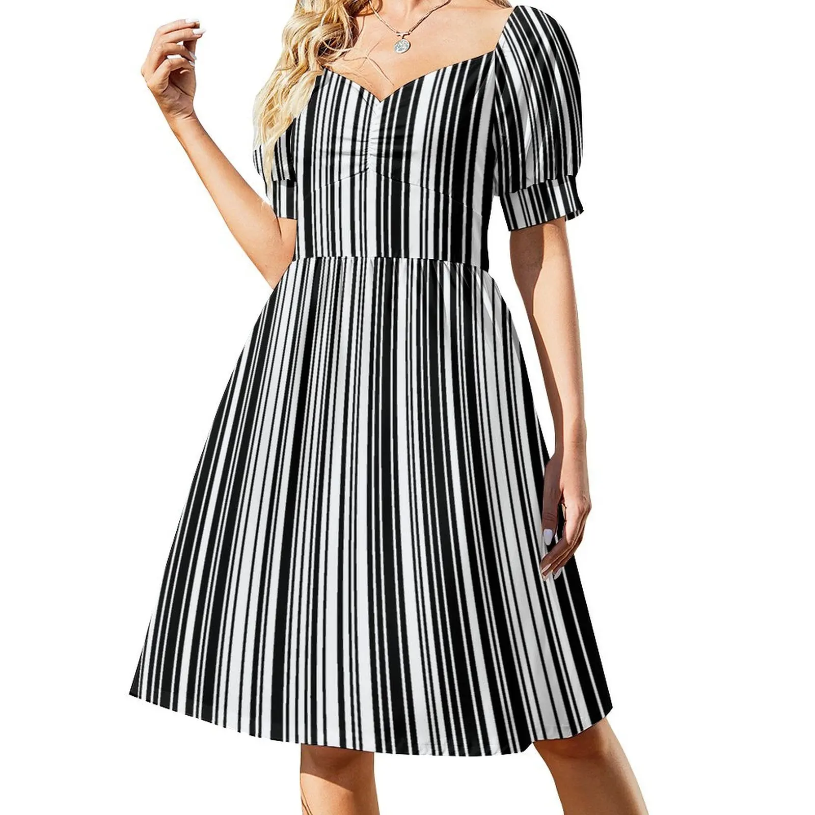 Evelyn barcode pattern Short-Sleeved Dress Woman clothing elegant dress summer woman dress 2025 women's clothing korea stylish
Evelyn barcode pattern Short-Sleeved Dress Woman clothing elegant dress summer woman dress 2025 women's clothing korea stylish