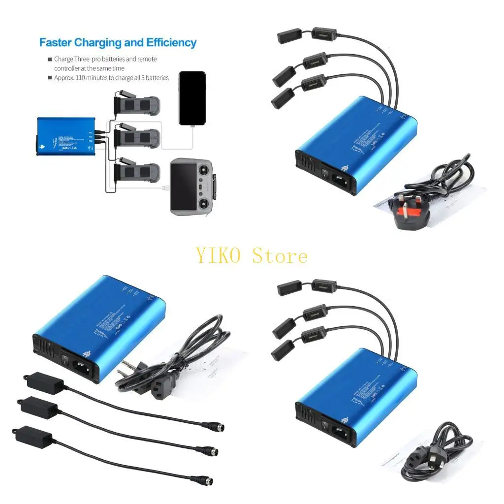 K32C Battery Chargers for 4Pro Battery Charging Hub Charging Station Aluminum Alloy Shell for Superior Heat Dissipation
K32C Battery Chargers for 4Pro Battery Charging Hub Charging Station Aluminum Alloy Shell for Superior Heat Dissipation