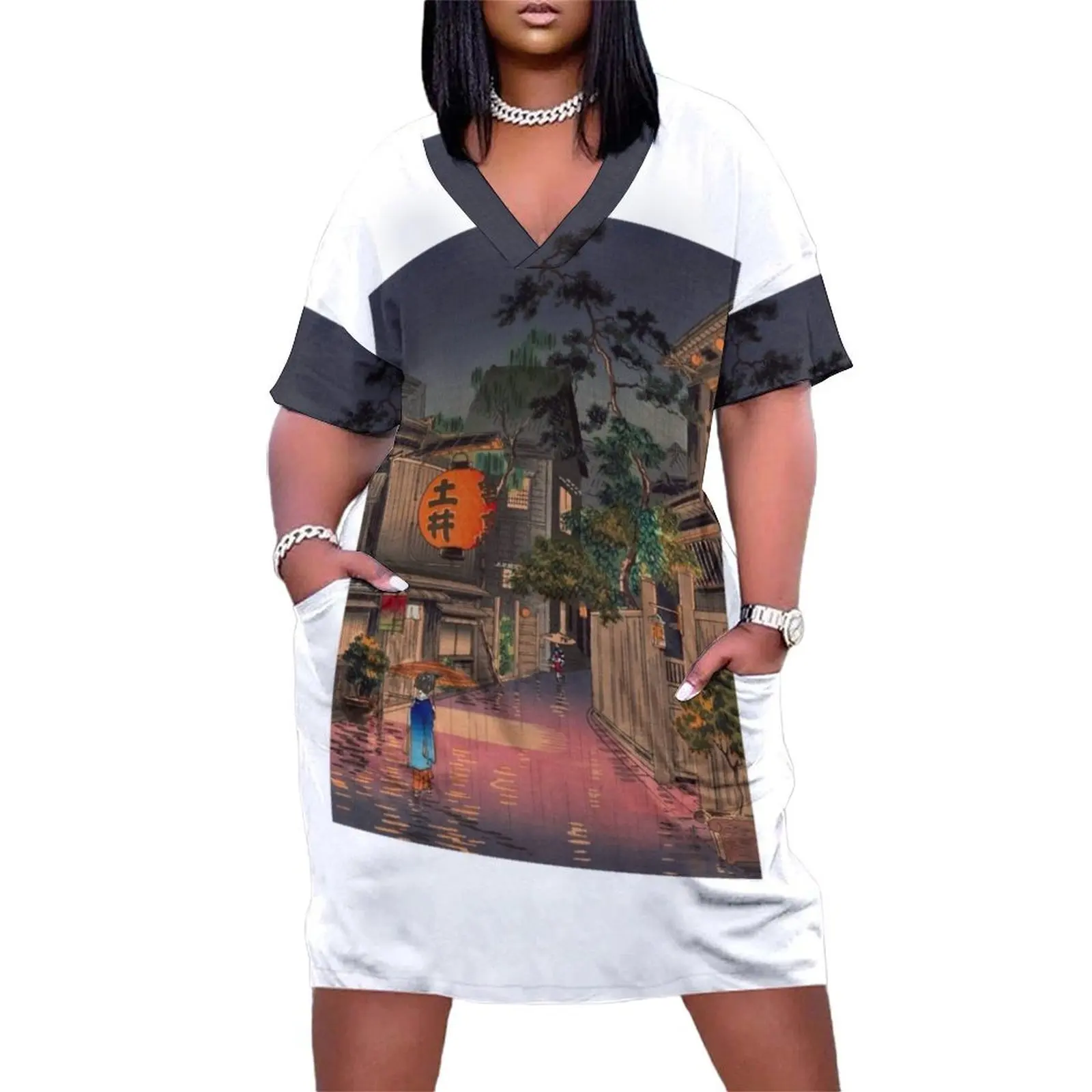 Night Street Rain Loose Pocket Dress cocktail dresses dress for woman women's summer dress 2025
Night Street Rain Loose Pocket Dress cocktail dresses dress for woman women's summer dress 2025