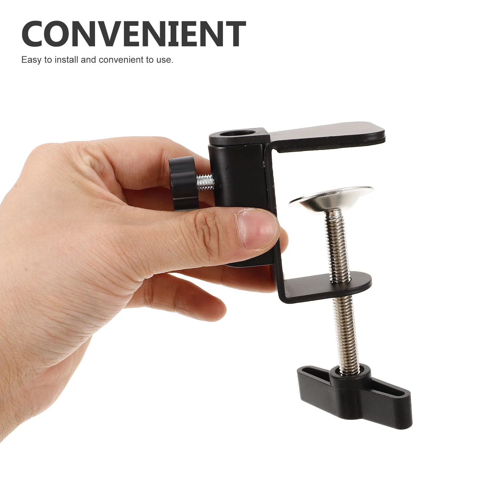 Sturdy Metal Plastic C Clamp Tabletop Mount Bracket Quick Desk Clamp Universal Woodworking Mounting Base Desktop for Office
Sturdy Metal Plastic C Clamp Tabletop Mount Bracket Quick Desk Clamp Universal Woodworking Mounting Base Desktop for Office