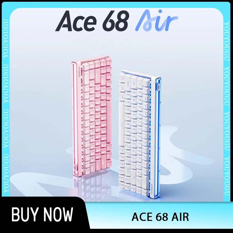MCHOSE Ace 68 Air Magnetic Swtich Mechanical Keyboard Wired 8KHZ Gaming E-sports Keyboard RGB Low Latency Custom 0.01mm CNC PCB
MCHOSE Ace 68 Air Magnetic Swtich Mechanical Keyboard Wired 8KHZ Gaming E-sports Keyboard RGB Low Latency Custom 0.01mm CNC PCB