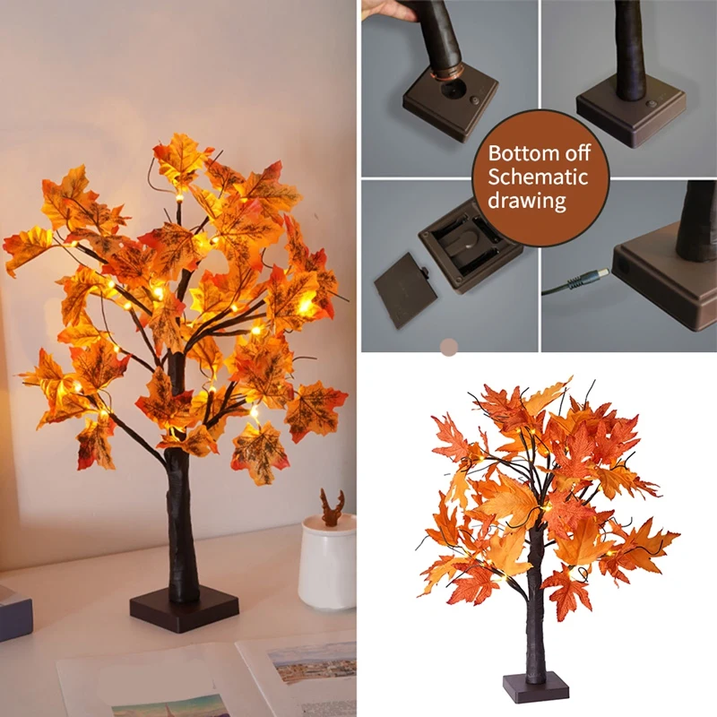Autumn Decoration 60Cm Light Tree With Autumn Leaves Decoration For Table Autumn
Autumn Decoration 60Cm Light Tree With Autumn Leaves Decoration For Table Autumn