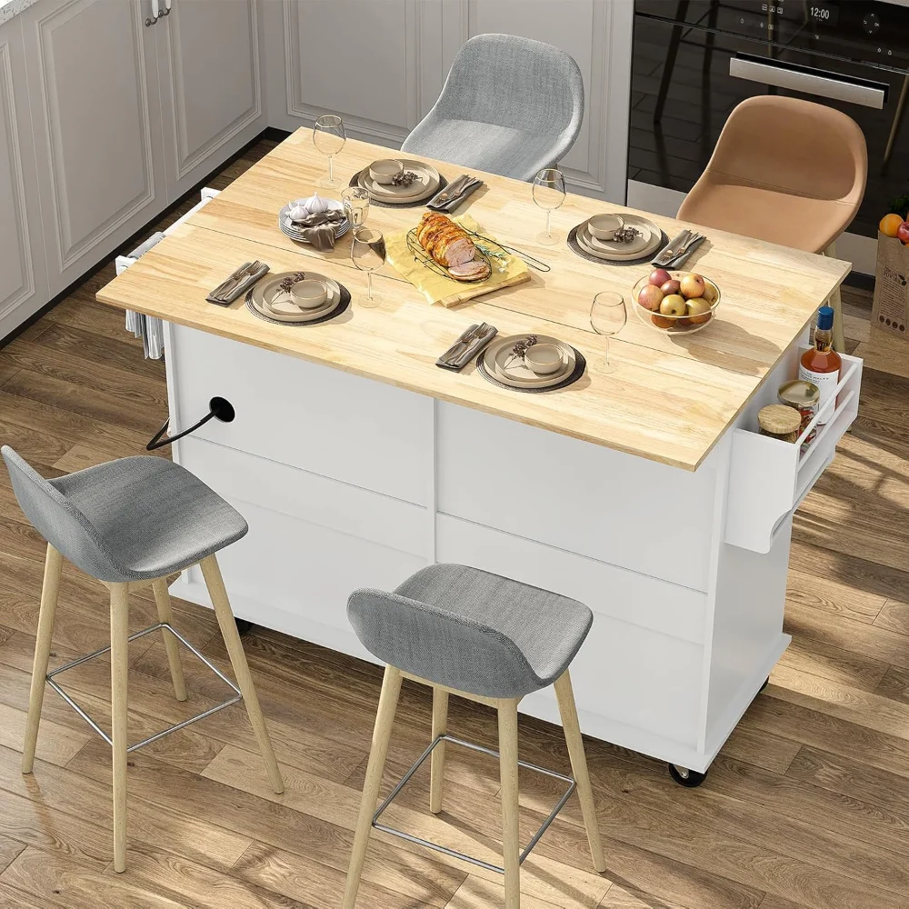 55 inch movable kitchen island, kitchen island table with 2 drawers,with storage cabinet rolling island cart
55 inch movable kitchen island, kitchen island table with 2 drawers,with storage cabinet rolling island cart