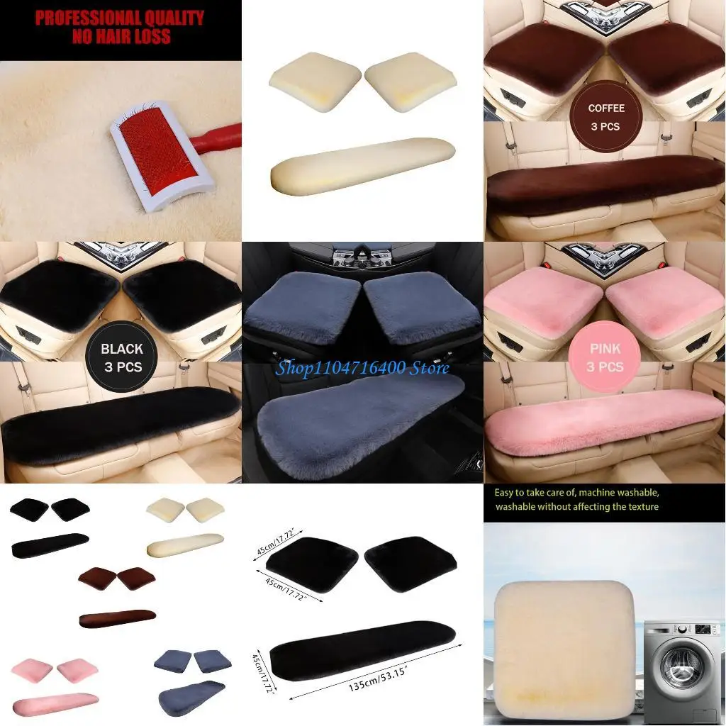 y1gd 3 Pcs Fuzzy Desk Chair Cushions for Back Support Tailbone Relief Coccyx Cushion
y1gd 3 Pcs Fuzzy Desk Chair Cushions for Back Support Tailbone Relief Coccyx Cushion