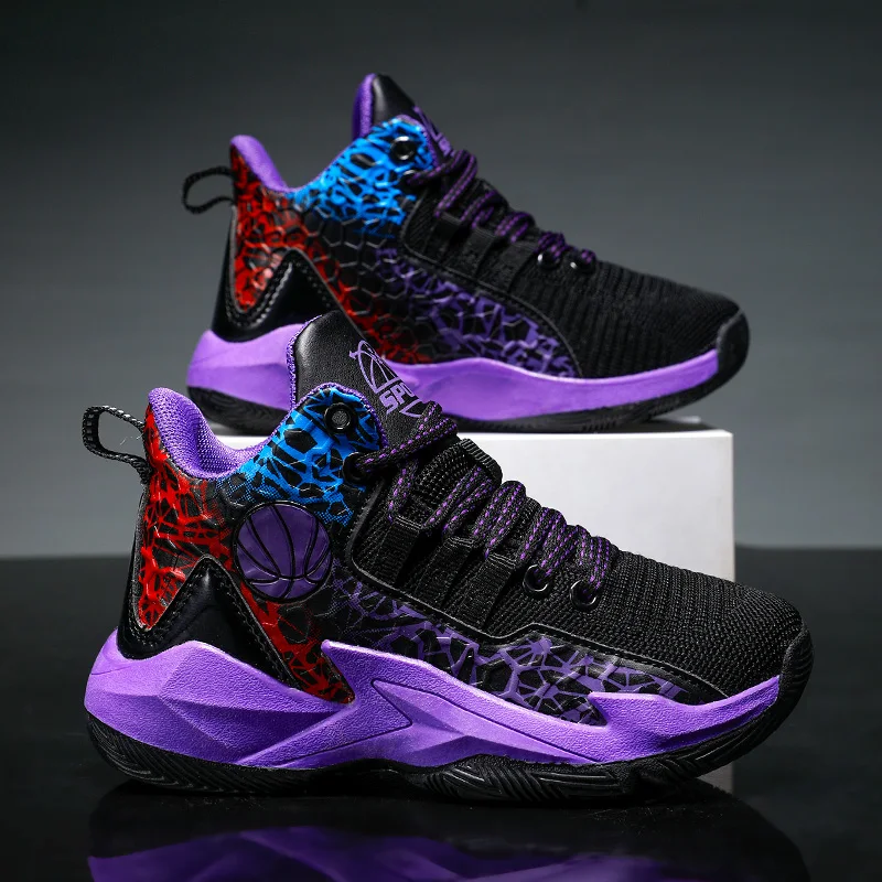 High Top Basketball Shoes for Kids Sneakers Boys Basket Thick Sole Non-slip Children Sports Shoes Child Boy Basket Trainer Shoes
High Top Basketball Shoes for Kids Sneakers Boys Basket Thick Sole Non-slip Children Sports Shoes Child Boy Basket Trainer Shoes