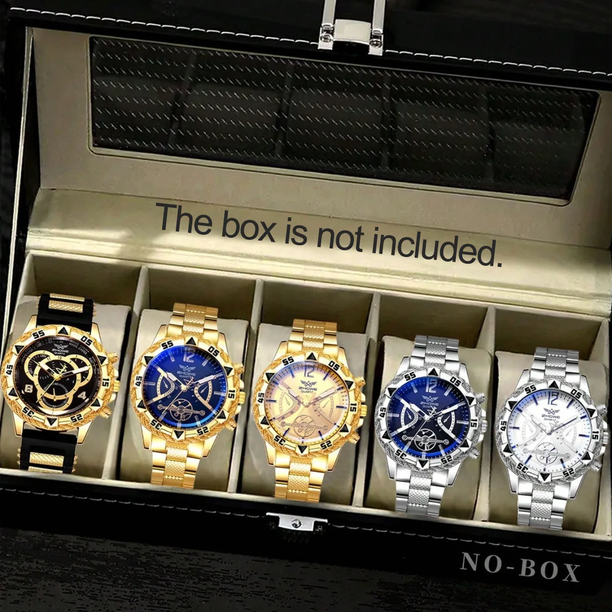 Мужские кварцевые часы 5pc-Business Trend Fashion подходят для повседневной одежды и идеально подходят в качестве подарка для друзей или отцов.
Мужские кварцевые часы 5pc-Business Trend Fashion подходят для повседневной одежды и идеально подходят в качестве подарка для друзей или отцов.