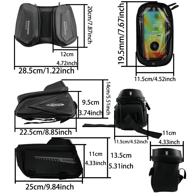 Запчасти для мотоциклов, инструменты, автомобильная сумка 5, универсальная для электрического скутера, грязевого велосипеда, чехол, сумки для хранения, аксессуары для мотокросса 
Запчасти для мотоциклов, инструменты, автомобильная сумка 5, универсальная для электрического скутера, грязевого велосипеда, чехол, сумки для хранения, аксессуары для мотокросса