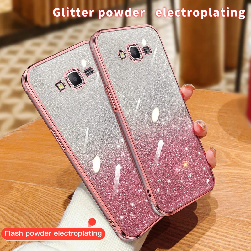 Cover For Galaxy J2 Prime Luxury Gradient Glitter Plating Soft Silicone Phone Case for Samsung Galaxy J2 Prime Back Cover G530
Cover For Galaxy J2 Prime Luxury Gradient Glitter Plating Soft Silicone Phone Case for Samsung Galaxy J2 Prime Back Cover G530
