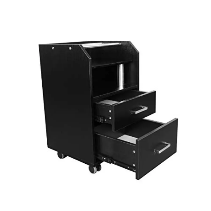 Glass Glow Pedicure Trolley Black Cart for Nail Salon Furniture and Equipment
Glass Glow Pedicure Trolley Black Cart for Nail Salon Furniture and Equipment