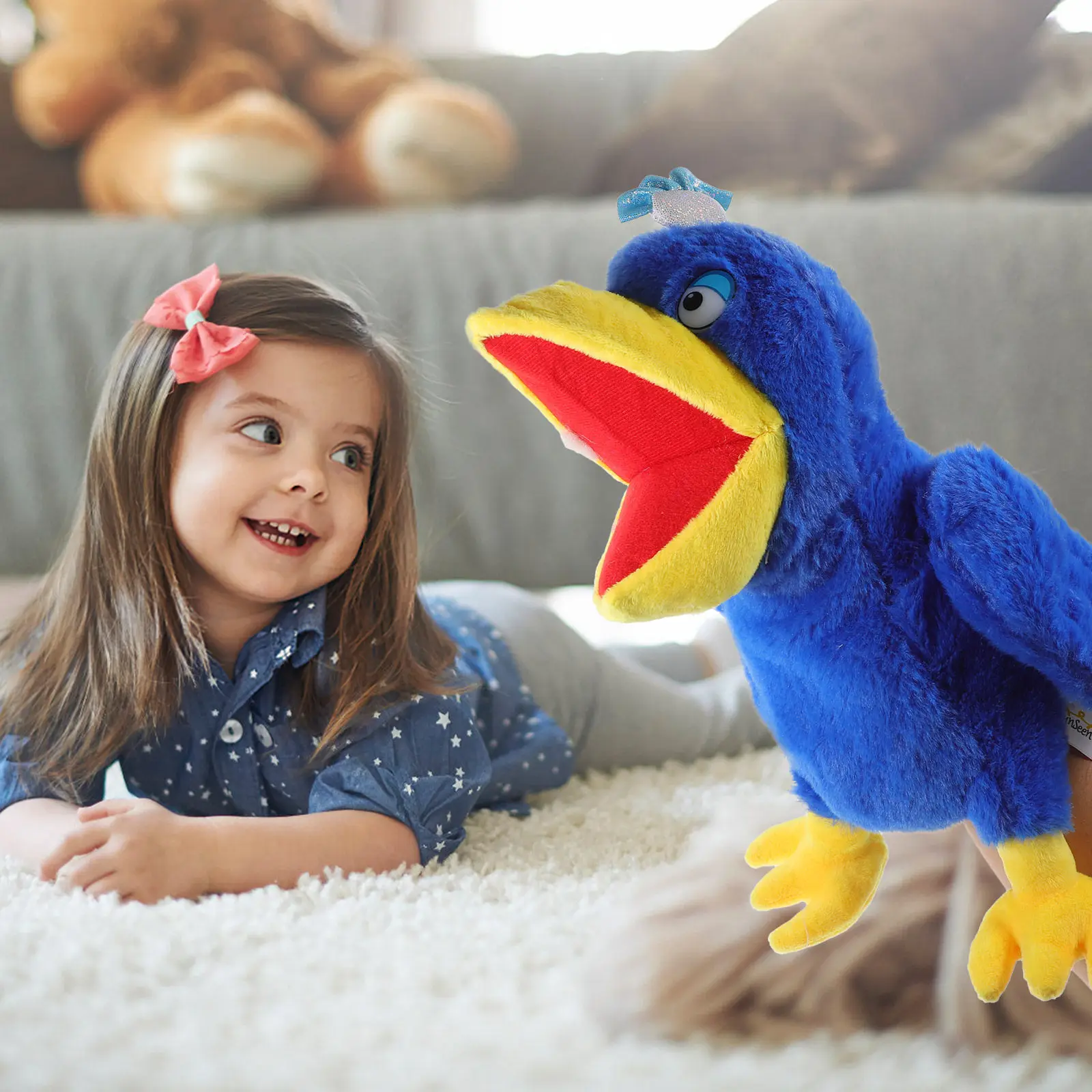Peacock Hand Puppet Soft Stuffed Storytelling Interactive Role Play Performance Prop Kids Early Education Parent Child Fun
Peacock Hand Puppet Soft Stuffed Storytelling Interactive Role Play Performance Prop Kids Early Education Parent Child Fun