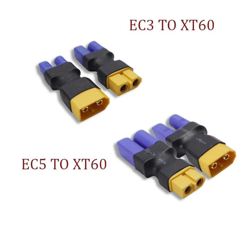 1pcs/EC3/EC5 Male Female to XT60/XT90 T-plug TRX Male Female Plug EC5 Adapter Charger Connectors For RC Lipo Battery Parts FPV
1pcs/EC3/EC5 Male Female to XT60/XT90 T-plug TRX Male Female Plug EC5 Adapter Charger Connectors For RC Lipo Battery Parts FPV