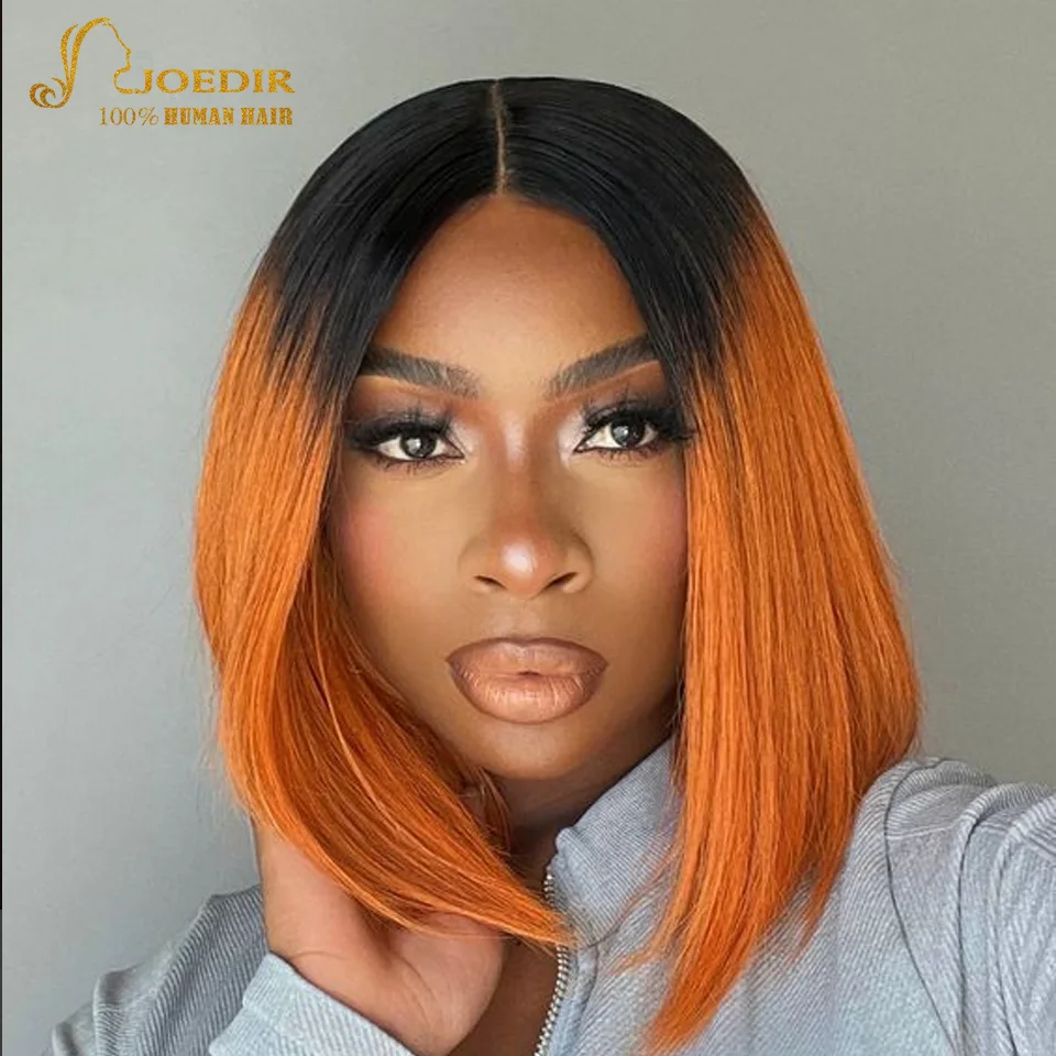 Orange Short Bob Wigs 100% Human Hair Transparent Lace Front Wigs For Black Women Pre Plucked with Baby Hair Peruvian QVR Hair
Orange Short Bob Wigs 100% Human Hair Transparent Lace Front Wigs For Black Women Pre Plucked with Baby Hair Peruvian QVR Hair