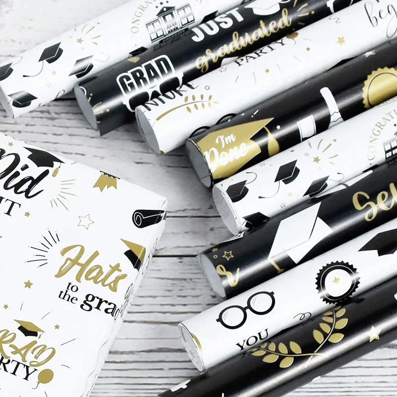 1pc Graduation Packing Paper School Graduate Gift Decoration Paper DIY Handmade Craft Floral Packaging Gift Box Wrapping Paper
1pc Graduation Packing Paper School Graduate Gift Decoration Paper DIY Handmade Craft Floral Packaging Gift Box Wrapping Paper