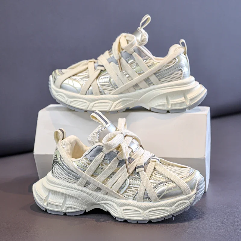 Shock Absorbing Kids Shoes Ventilated Upper Stable Grip Travel Leisure Sneakers
Shock Absorbing Kids Shoes Ventilated Upper Stable Grip Travel Leisure Sneakers
