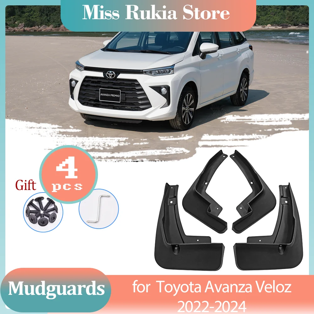 Mud Flaps for Toyota Avanza Veloz Daihatsu Xenia Transmover W100 2022 2023 2024 Mudguards Splash Guards Fender Flare Accessories
Mud Flaps for Toyota Avanza Veloz Daihatsu Xenia Transmover W100 2022 2023 2024 Mudguards Splash Guards Fender Flare Accessories