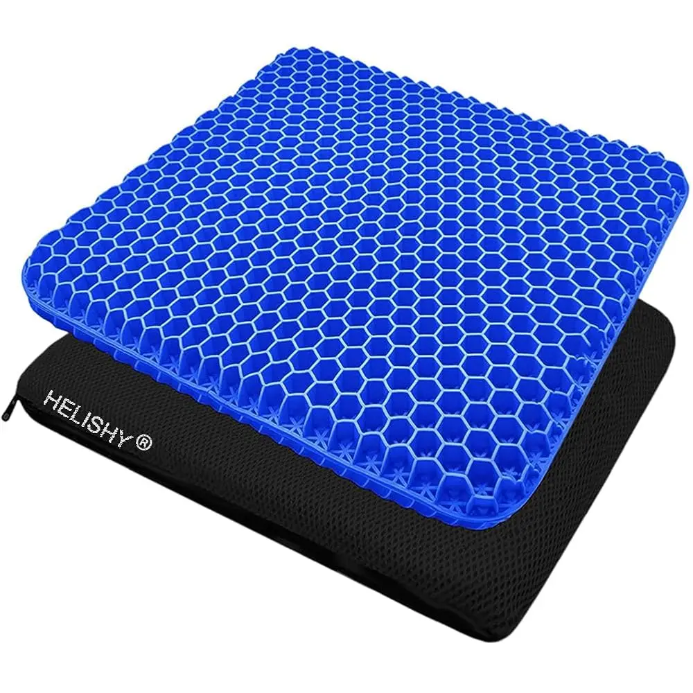 Egg Gel Seat Cushion, Breathable Gel Cushion Chair Pads With Non-Slip Cover For Home Office Car Wheelchair, Eycomb Design Egg
Egg Gel Seat Cushion, Breathable Gel Cushion Chair Pads With Non-Slip Cover For Home Office Car Wheelchair, Eycomb Design Egg