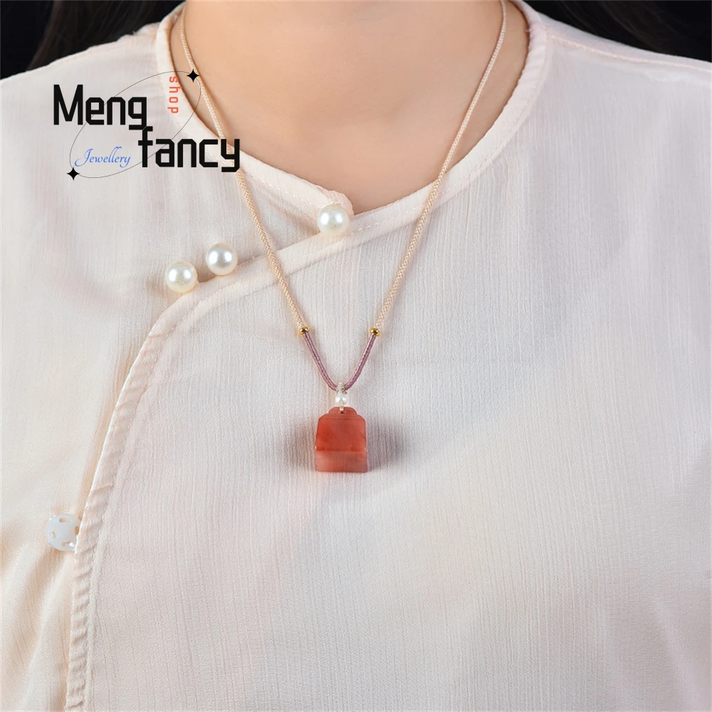 Exquisite Natural Handicraft Gold Wire Jade Peach Blossom Satisfy High-grade Pendant Elegant Necklace Best Selling
Exquisite Natural Handicraft Gold Wire Jade Peach Blossom Satisfy High-grade Pendant Elegant Necklace Best Selling