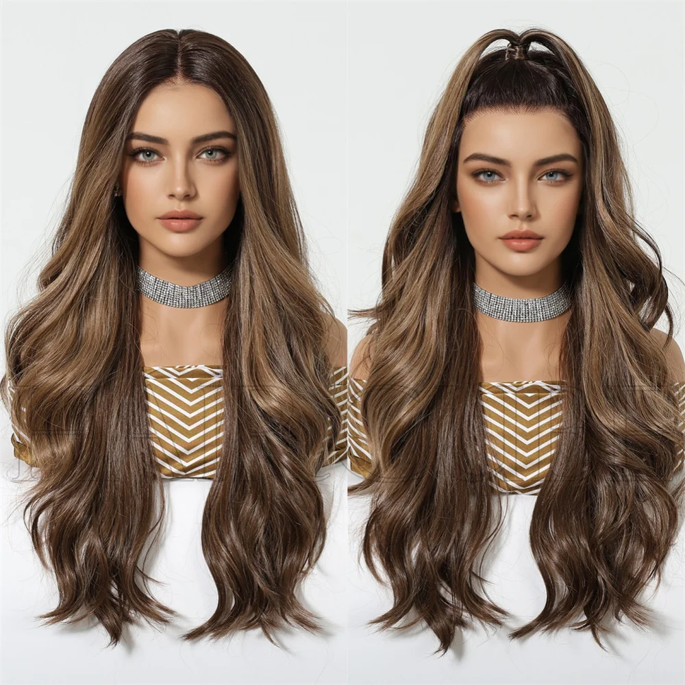 13 * 6 inch large area lace Japanese silk wig, long curly hair wig, long hair eight character bangs headband, women's style
13 * 6 inch large area lace Japanese silk wig, long curly hair wig, long hair eight character bangs headband, women's style