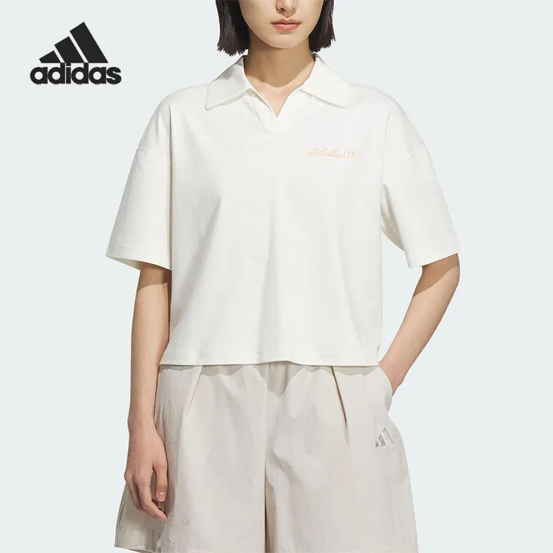 Adidas Summer Women's Classic Simple Short POLO Shirt JM8789
Adidas Summer Women's Classic Simple Short POLO Shirt JM8789