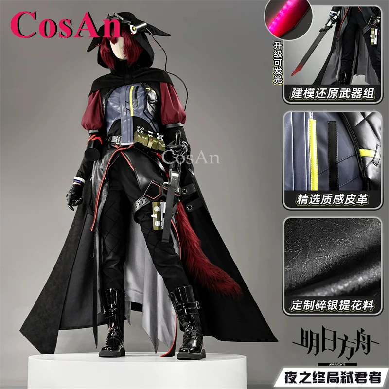 CosAn Game Arknights Lyudmila Irinicina Cosplay Costumes Fashion Lovely Uniforms Women Activity Party Role Play Clothing S-XXL
CosAn Game Arknights Lyudmila Irinicina Cosplay Costumes Fashion Lovely Uniforms Women Activity Party Role Play Clothing S-XXL