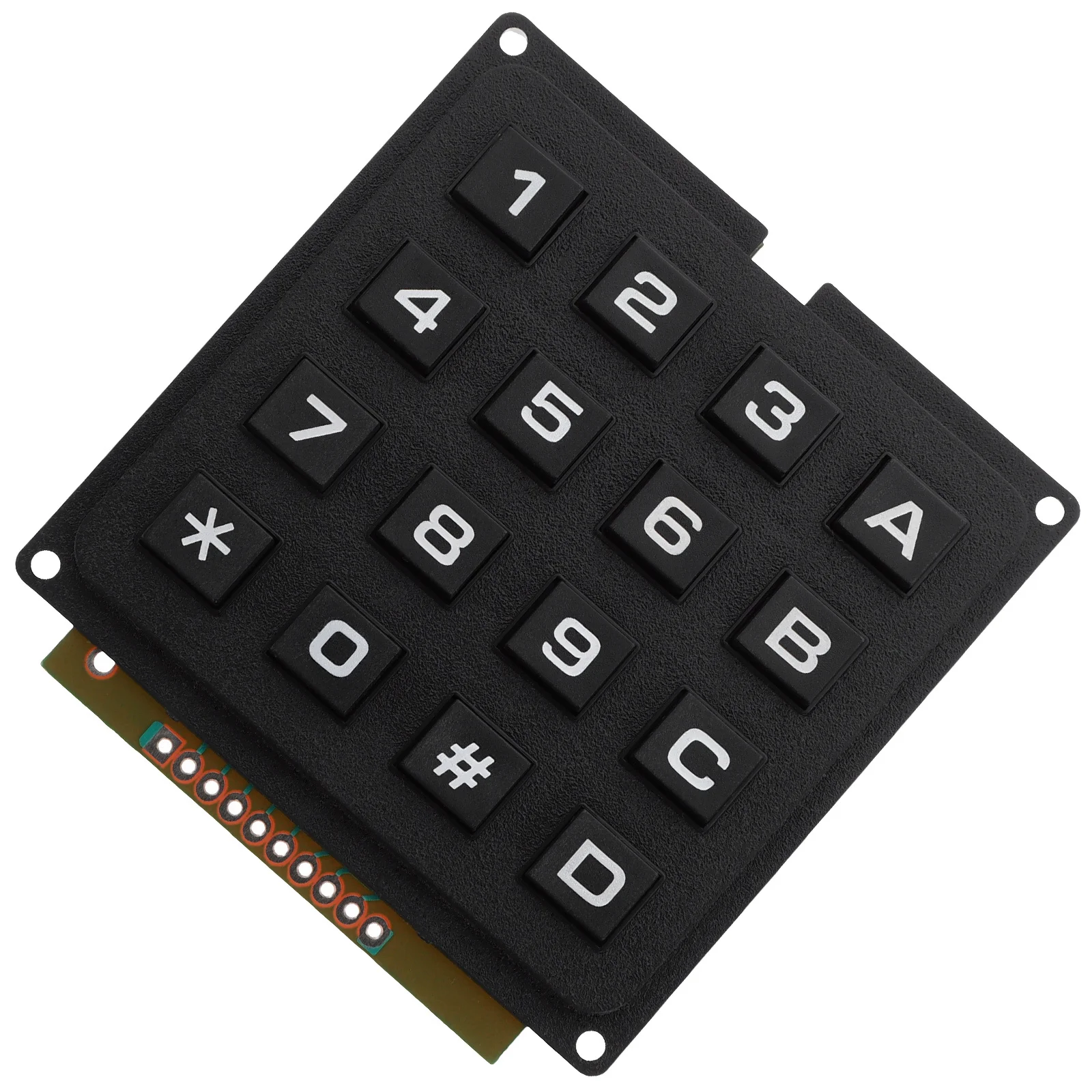 Industrial Keyboard Module 16 Keys Membrane Keypad Sensitive Comfortable Typing Array Switch Keyboard Module for Microcontroller