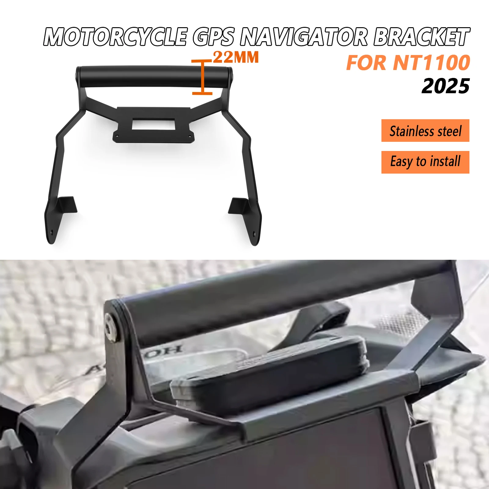 NT 1100 2025 New GPS Navigation Stand Motorcycle Phone Stand For Honda NT1100 2025+ Parts Navigation Stand Accessories
NT 1100 2025 New GPS Navigation Stand Motorcycle Phone Stand For Honda NT1100 2025+ Parts Navigation Stand Accessories