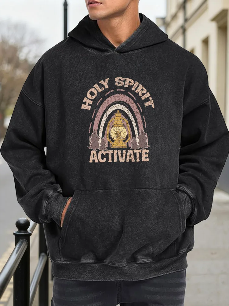 Мужская винтажная потертая толстовка с рисунком Holy Spirit Activate, пуловер в стиле ретро, уличная повседневная толстовка
Мужская винтажная потертая толстовка с рисунком Holy Spirit Activate, пуловер в стиле ретро, уличная повседневная толстовка