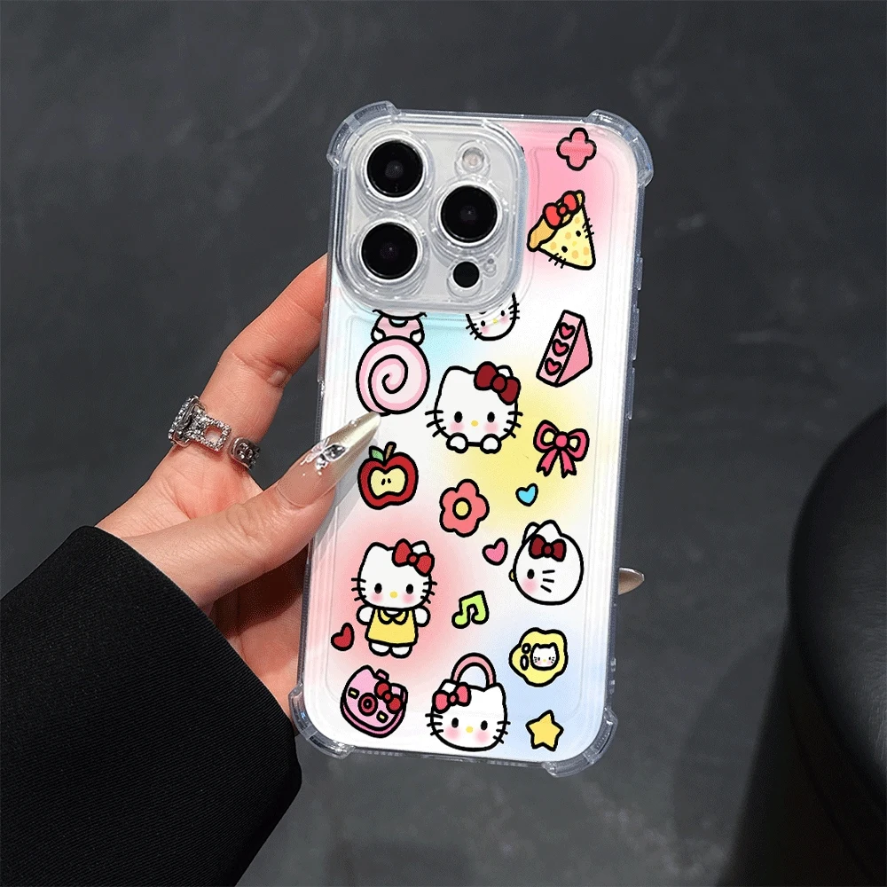 Чехлы для мобильных телефонов Hellokitty для IPhone 15 Pro IPhone 16/15/14/13/12/11/x/xs/xs Max женский прозрачный чехол для телефона Hello Kitty с рисунком 
Чехлы для мобильных телефонов Hellokitty для IPhone 15 Pro IPhone 16/15/14/13/12/11/x/xs/xs Max женский прозрачный чехол для телефона Hello Kitty с рисунком