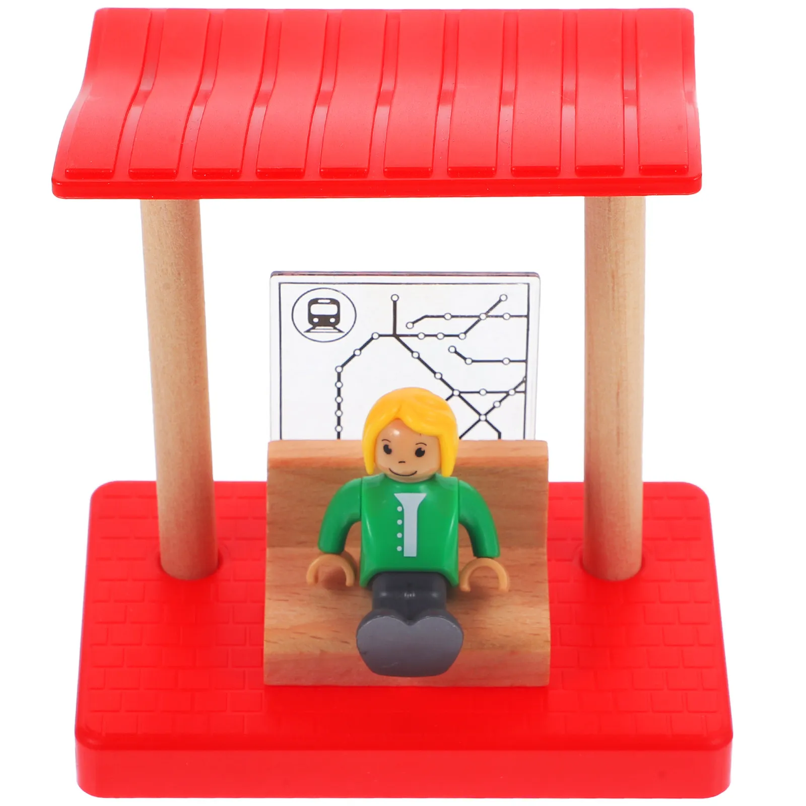 1Set Wooden Railway Track Station Platform Simulation Decorative Kids Early Educational Building Accessory for DIY Landscape
1Set Wooden Railway Track Station Platform Simulation Decorative Kids Early Educational Building Accessory for DIY Landscape