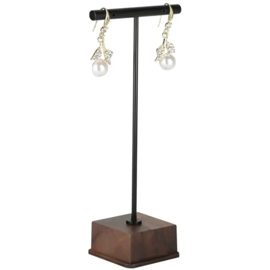 T Bar Earrings Stud Display Stand Black Jewelry Dangle Earrings Holder Case, for Selling Show, for Vendors Retail, for Photogra
T Bar Earrings Stud Display Stand Black Jewelry Dangle Earrings Holder Case, for Selling Show, for Vendors Retail, for Photogra