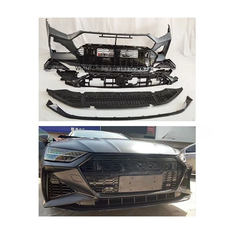 New A7L 2021-2024 RS7 Front Bumper Body Kit with Fog Light for Retrofit/Upgrade
New A7L 2021-2024 RS7 Front Bumper Body Kit with Fog Light for Retrofit/Upgrade