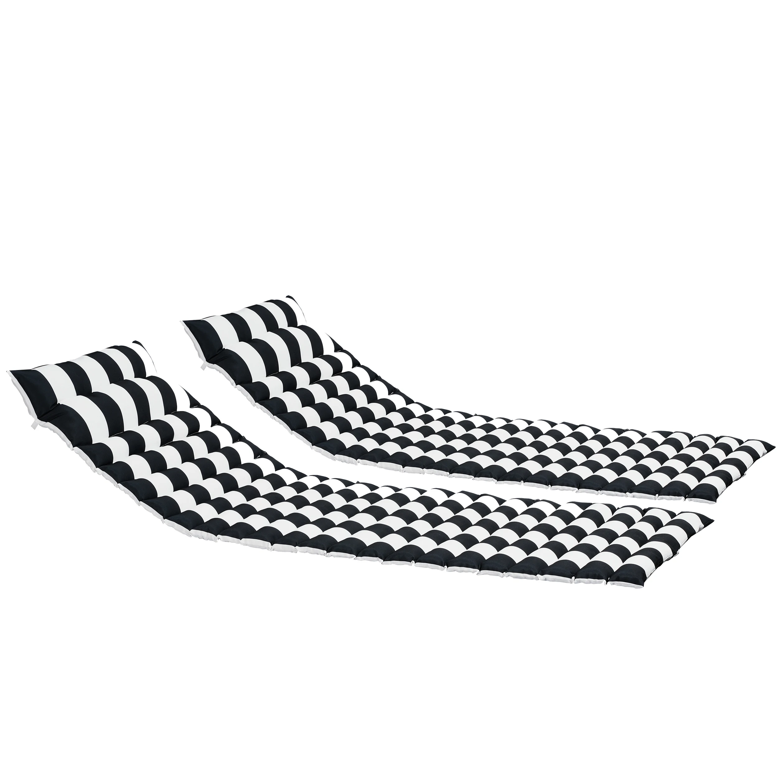 2PCS Set Outdoor Lounge Chair Cushion Replacement Patio Funiture Seat Cushion Chaise Lounge Cushion-BLACK-WHITE
2PCS Set Outdoor Lounge Chair Cushion Replacement Patio Funiture Seat Cushion Chaise Lounge Cushion-BLACK-WHITE
