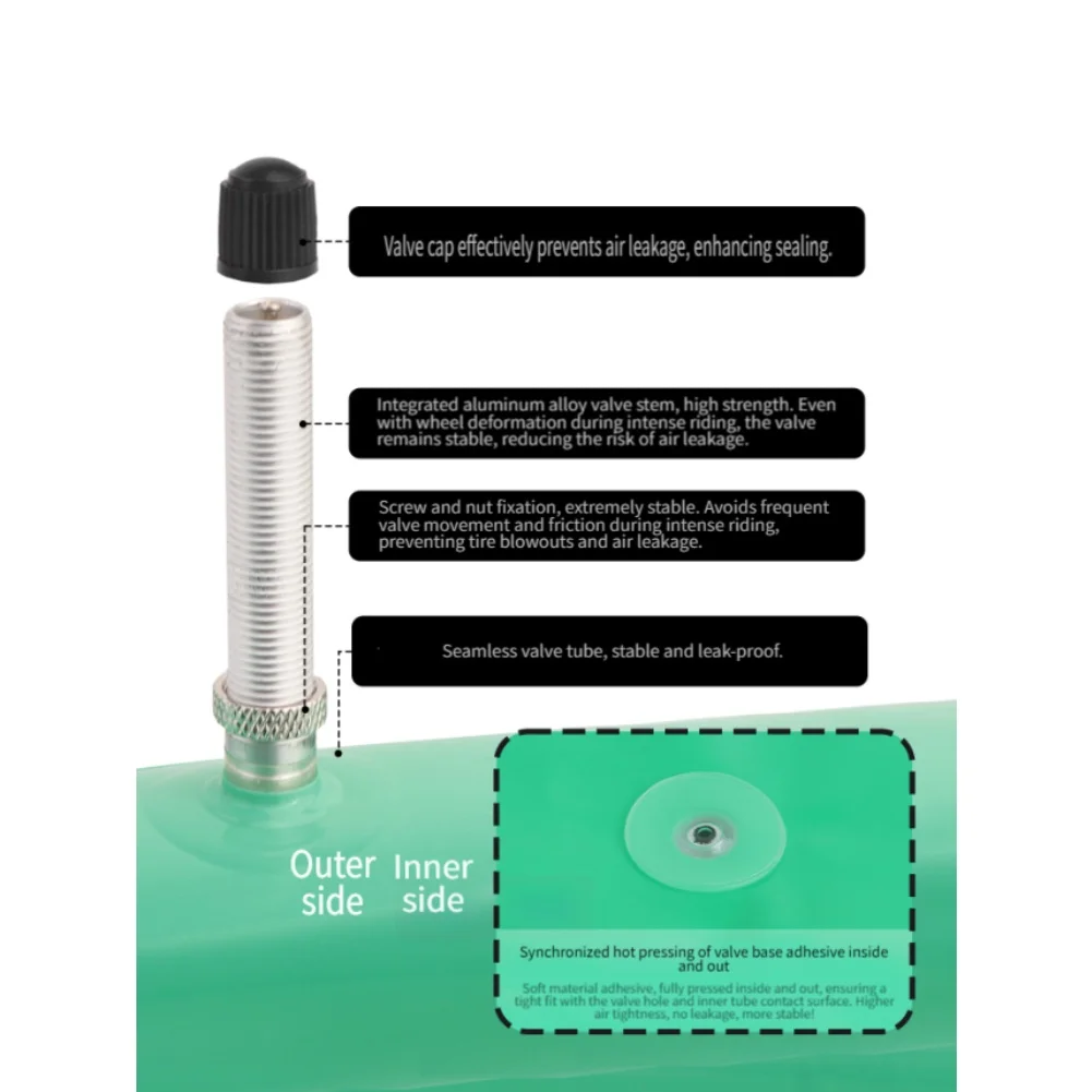 Трубка из ТПУ для фэтбайков и сноубайков 20, 24, 26, 27.5, 29 дюймов, легкая, устойчивая к проколам, с алюминиевым ниппелем, зеленая
Трубка из ТПУ для фэтбайков и сноубайков 20, 24, 26, 27.5, 29 дюймов, легкая, устойчивая к проколам, с алюминиевым ниппелем, зеленая