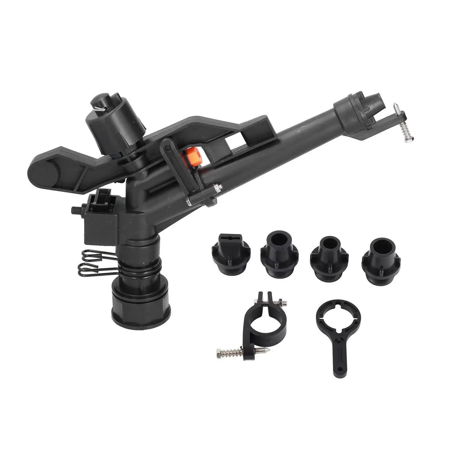 Adjustable G1 G1/2 Garden Rocker Arm Sprinkler Impact Water Sprayer for Lawn & for farm Irrigation
Adjustable G1 G1/2 Garden Rocker Arm Sprinkler Impact Water Sprayer for Lawn & for farm Irrigation