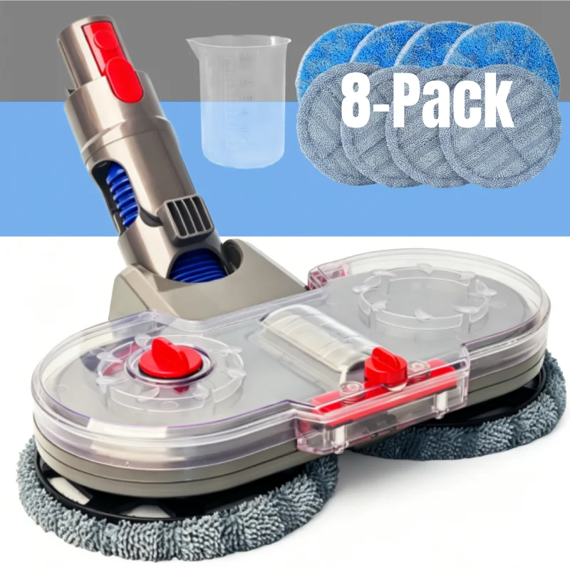 Насадка-швабра для Dyson V7/V8/V10/V11/V15, электрическая швабра со съемным резервуаром для воды, 8 моющихся насадок и 1 запасной контейнер для воды.
Насадка-швабра для Dyson V7/V8/V10/V11/V15, электрическая швабра со съемным резервуаром для воды, 8 моющихся насадок и 1 запасной контейнер для воды.
