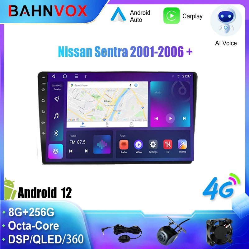 10.1" Android 12.0 Car Radio For Nissan Sentra 2001 2006 GPS Navigation 4G+WIFI Stereo Multimedia Video Player Head Unit DSP
10.1" Android 12.0 Car Radio For Nissan Sentra 2001 2006 GPS Navigation 4G+WIFI Stereo Multimedia Video Player Head Unit DSP