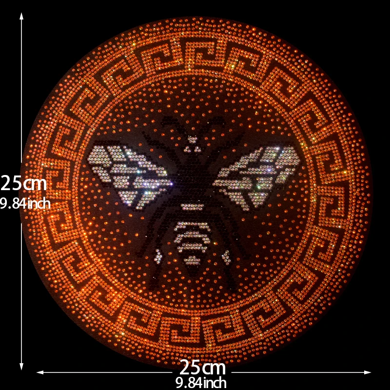 High-quality Rhinestone creative bee logo ironed on sweater coat clothing accessories, fashionable large patches
High-quality Rhinestone creative bee logo ironed on sweater coat clothing accessories, fashionable large patches