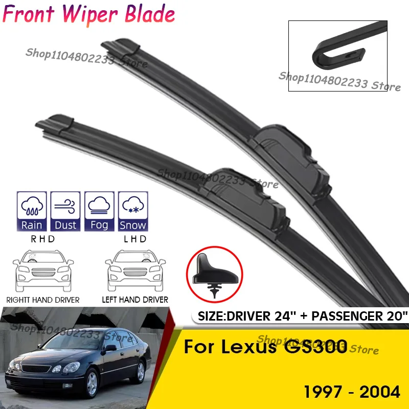 Front Car Windshield Wiper Cleaning Blades For Lexus GS300 1997-2004 Windshield Windscreen Front Window Blades
Front Car Windshield Wiper Cleaning Blades For Lexus GS300 1997-2004 Windshield Windscreen Front Window Blades